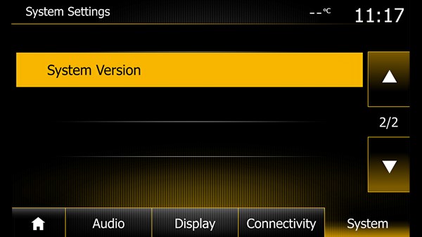 Чекор 3 за Media nav evolution