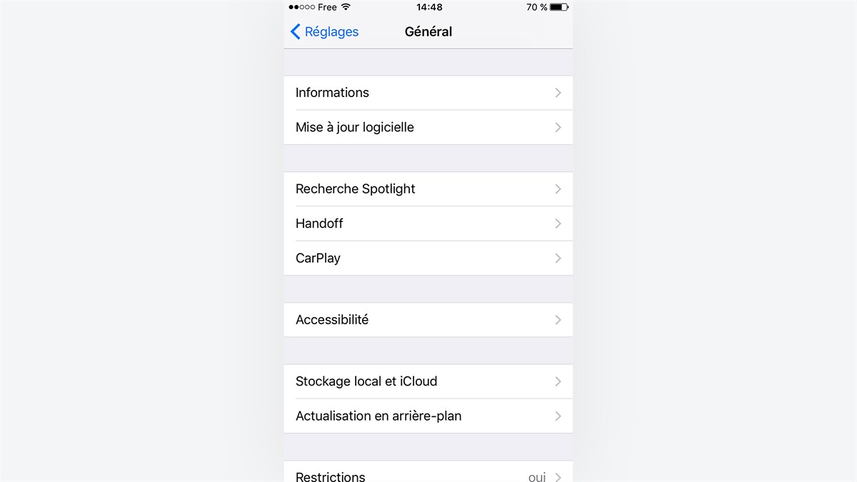 Чекор 2 на iPhone