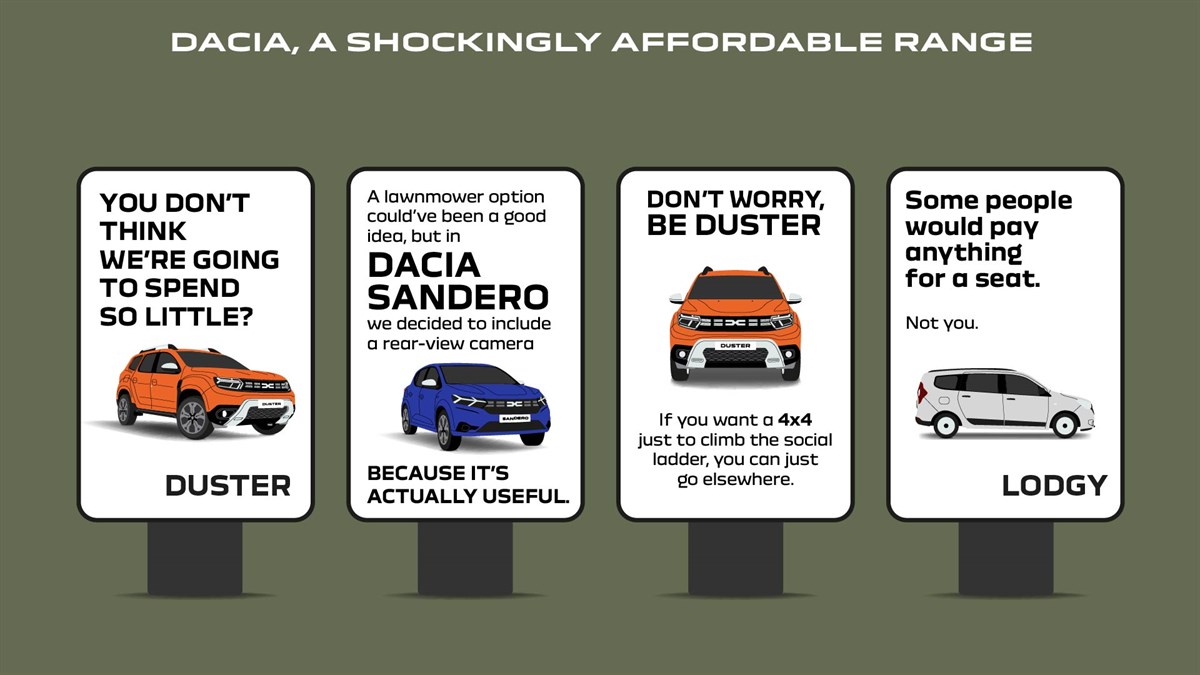 Достапна палета на Dacia