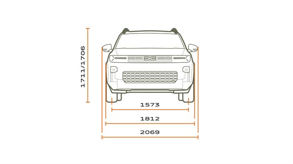 димензии - Dacia Bigster