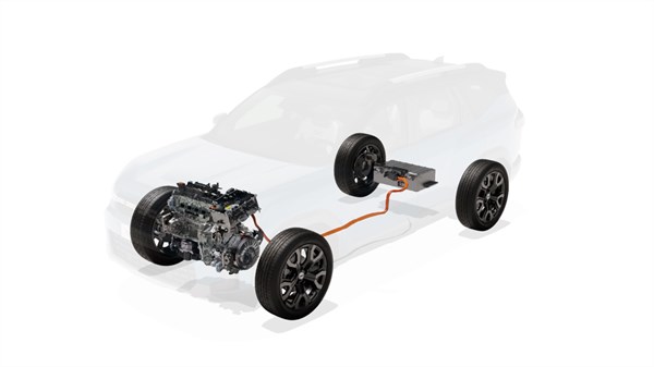 Хибрид 155 мотор - Dacia Bigster