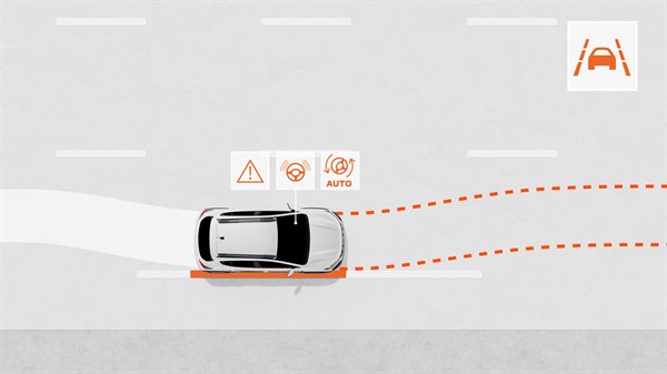 Систем за чување возила во лента - Sandero Stepway
