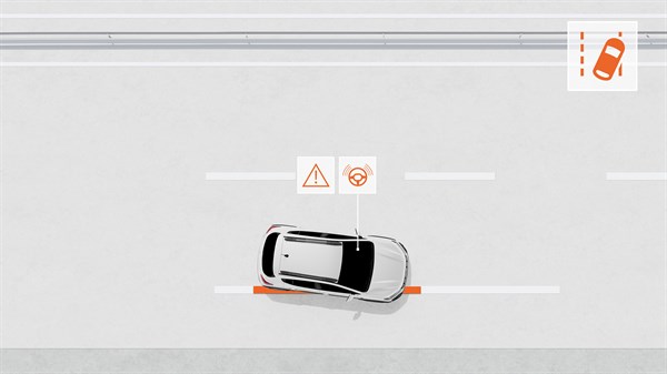 Систем за предупредување за напуштање лента - Sandero Stepway