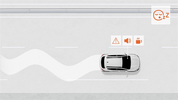 Систем за предупредување за замор и невнимание на возачот - Sandero Stepway