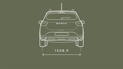 Sandero Stepway – задни димензии